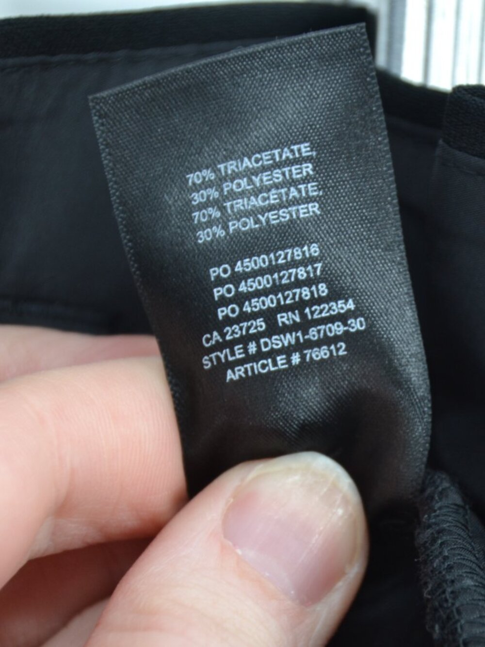 Aritzia Babaton Encore High Rise Belted Trouser Pants Pleated Black Womens 8 - Picture 6 of 6